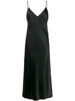 Joseph silk long slip dress - Black