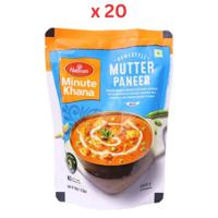 Haldirams Minute Khana Curry Mutter Paneer 300gm - Pack Of 20