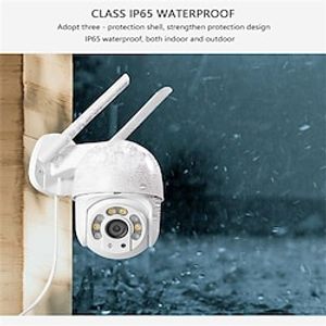 Icsee Smart Wireless Camera 360 Degree Dome Camera Outdoor Waterproof Camera Dual Light Full Color Rainproof Monitoring miniinthebox