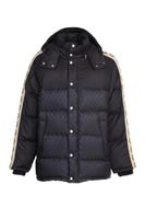 Black Nylon Down Jacket - thumbnail