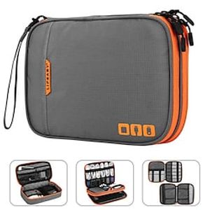 Portable Electronic Accessories Travel case,Cable Organizer Bag Gadget Carry Bag for iPad,Cables,Power,USB Flash Drive, Charger miniinthebox