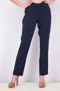 Womens Curvy Fit Tummy Control Straight Leg Pants  Modern Navy