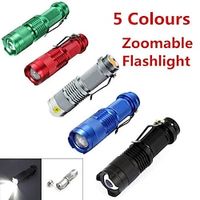 Alonefire SK68 Zoom Red Light Flashlight Mini Portable Belt Clip Tactical Focusing Zoom Torch Beekeeping Fishing Blood Vessels Search Ms Travel Hotel Camera Detector Outdoor Signal Red Lights Lightinthebox - thumbnail