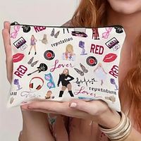Funny TS Fans Makeup Bag Singer Fan Gift Music Gifts for Music Lover Inspired Album Merchandise Gift for Women Fans Teens Friends Her Nurse Graduation Birthday Friendship Gifts Lightinthebox - thumbnail