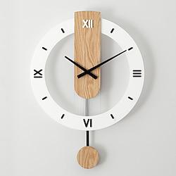 Creative Fashion Quartz Clock Scandinavian Silent Swing Clock 40 cm Wall Clock Living Room Mute Modern Simple Clock Restaurant Lightinthebox