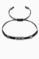 Valentino Garavani Rockstud Bracelet in Waxed Cotton & Metal Valentino Garavani Rockstud Bracelet in Waxed Cotton & Metal