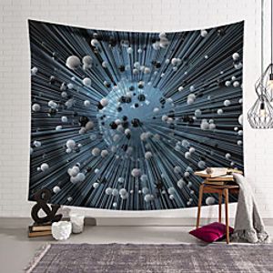 Wall Tapestry Art Decor Blanket Curtain Hanging Home Bedroom Living Room  Modern 3D Geometric miniinthebox
