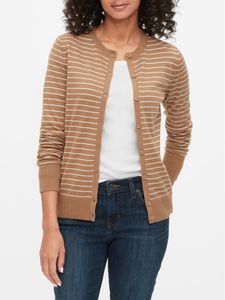 Crewneck Cardigan Sweater