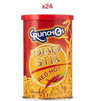 Crunhos Potato Stix 45 Gm Chilli Can Pack Of 24