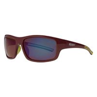 Zippo OB31-03 Full Frame Wrap Sunglasses, Maroon & Green Polarized Lenses - 267000251 - thumbnail
