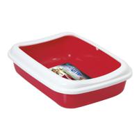 Georplast Junior Cat Litter Tray - Red (Pack Of 4)