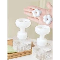 1pcbathroom Flower Shaped Foam Press Bottles For Hand Wash, Facial Cleanser, Shower Gel, Shampoo Dispenser Lightinthebox - thumbnail