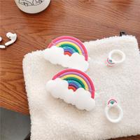 Air Pods 1/2 Air Pods Pro rainbow pattern frosted silicone material all-inclusive anti-drop earphone shell