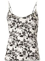 Chanel Pre-Owned 2005 Camellia print camisole - White