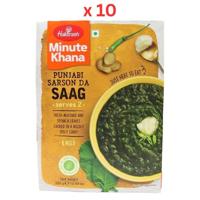 Haldirams Minute Khana Curry Punjabi Sarson Da Saag 300gm - Pack Of 10