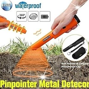 GP-PointerS GP360 Metal Detector Automatic Pinpointing Water Resistant Pin Pointer Probe Handheld High Sensitivity All Metal Gold Finder New Electronic Measuring Tool miniinthebox
