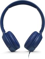 JBL Tune 500 Wired On-Ear Headphones, Blue