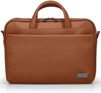 Port Designs Zurich Toploading 14" Briefcase Brown Notebook Bag - 110314