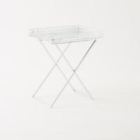 Metal Foldable Accent Table - 47x35x55 cms