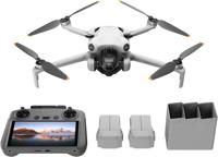 DJI Mini 4 Pro Fly More Combo Plus (DJI RC 2), Folding Mini-Drone 4K HDR Camera, 2 Extra Intelligent Batteries Plus for 45-Min Flight Time