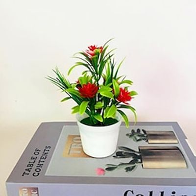 Gift Desktop Ornament Photography Props Party Supply Home Decorations Artificial Bonsai Simulation Flower Potted Lifelike Plants miniinthebox