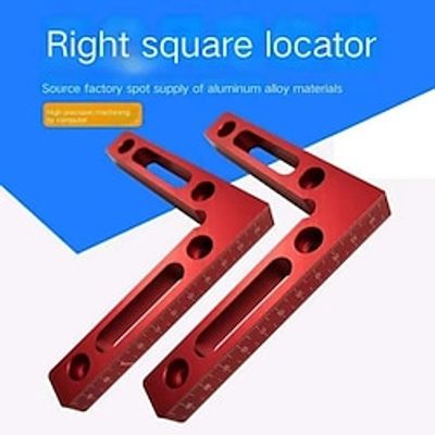 2pcs Woodworking Ruler Positioner Right Angle 90 Degree Positioning Triangle Ruler Block Right Angle Clamp Woodworking Combination Tool Lightinthebox