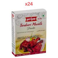 Priya Tandoori Masala Powder 100G (Pack of 24)