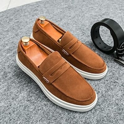 Men's Loafers Slip-Ons Suede Shoes Dress Shoes Penny Loafers Casual Outdoor Daily Suede Comfortable Loafer Black Brown Winter Lightinthebox Men's Loafers Slip-Ons Suede Shoes Dress Shoes Penny Loafers Casual Outdoor Daily Suede Comfortable Loafer Black Brown Winter Lightinthebox