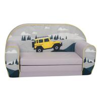 Delsit Yellow Jeep Double Sofa - thumbnail