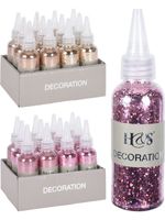 Christmas Glitters In Bottle 40Gram Assorted Design 1 Bottle Per Pack
