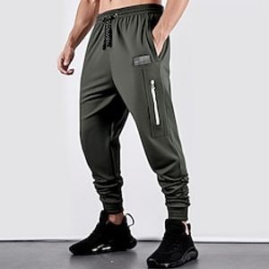 Men's Sweatpants Joggers Trousers Drawstring Elastic Waist Elastic Cuff National Flag Comfort Breathable Casual Daily Holiday Sports Fashion Black Army Green Lightinthebox