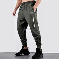 Men's Sweatpants Joggers Trousers Drawstring Elastic Waist Elastic Cuff National Flag Comfort Breathable Casual Daily Holiday Sports Fashion Black Army Green Lightinthebox - thumbnail