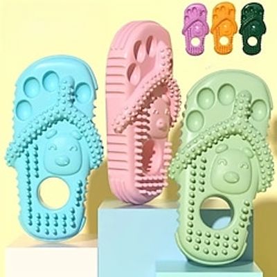 1pc Slippers Design Durable Dog Chew Toys Tough Dog Grinding Teeth Toys Lightinthebox