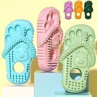 1pc Slippers Design Durable Dog Chew Toys Tough Dog Grinding Teeth Toys Lightinthebox - thumbnail