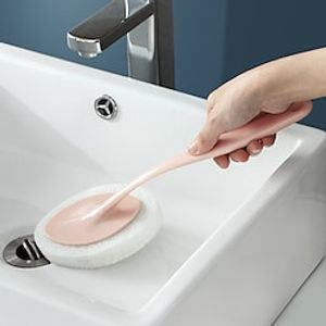 Bathroom Long-handle Sponge Brush Wall Cleaning Brush Bathtub Sponge Brush Floor Tile Brush Sponge Cleaning Cloth Lightinthebox