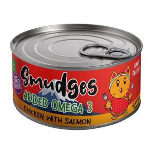 Smudges Adult Cat Chicken with Salmon In Gravy 80g