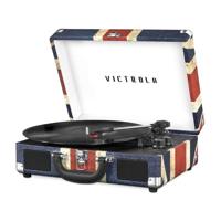 Victrola VSC-550BT-UK Bluetooth Portable Turntable with Built-in Speakers - Union Jack - thumbnail