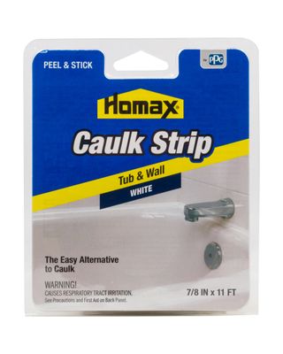 Homax Tub & Wall Caulk strip White 2.22 cm x 11 Feet
