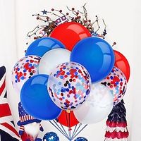 20pcs Independence Day Latex Balloon Confetti Set Independence Day party balloon decoration supplies miniinthebox - thumbnail