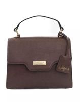 Baldinini Trend Elegant Brown Shoulder Flap Bag with Golden Accents (BA-23374)