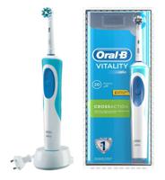 Oral B Vitality Precision Clean Box Rechargeable Tooth Brush, Bristles Angled At 16 Degrees, 2D Cleaning - Oscillates & Rotates, 2 Minutes Timer - D 12513 PC