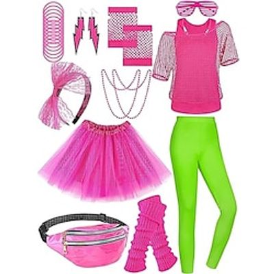 Retro Vintage 1980s Outfits Masquerade Women's Cosplay Costume Halloween Party  Evening Skirts Lightinthebox