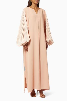 Plisse Sleeve Dress Plisse Sleeve Dress