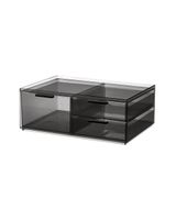 Sarrah Tanno RPET 3 Drawer Cosmetic Organizer Matte Black