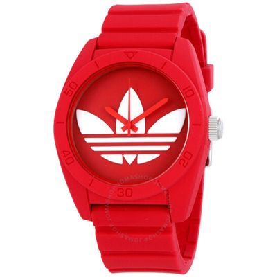 Adidas Men's Santiago Analog Quartz Watch 42 mm, Red - ADH6168