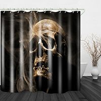 Mist Skull Digital Print Shower Curtain Digital Printing Shower Curtain Shower Curtains Hooks Modern Polyester New Design miniinthebox Mist Skull Digital Print Shower Curtain Digital Printing Shower Curtain Shower Curtains Hooks Modern Polyester New Design miniinthebox