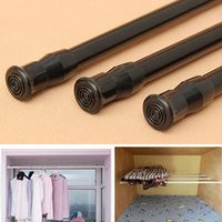 Extendable Adjustable Spring Tension Window Curtain Rod Pole Telescopic Pole Shower Curtain Rod