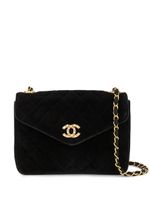 Chanel Pre-Owned 1985-1993 diamond quilted shoulder bag - Black