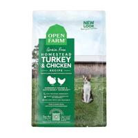 Open Farm Grain Free Homestead Turkey & Chicken Dry Cat Food - 91G