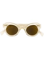 Kuboraum round frame sunglasses - NEUTRALS